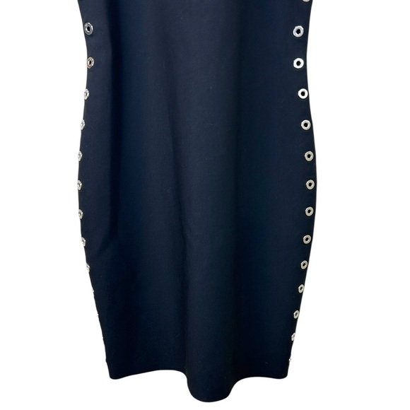 Cinq a Sept - NWT, Women’s ‘Ava’ Dress, Grommet Details, Mini - Black, Size 00 - Picture 4 of 15